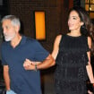 George et Amal Clooney, sortie en amoureux : l'avocate dévoile ses sublimes jambes en robe courte