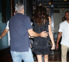George Clooney et sa femme Amal arrivent à l'hôtel "The Whitby" à New York, le 22 septembre 2022.