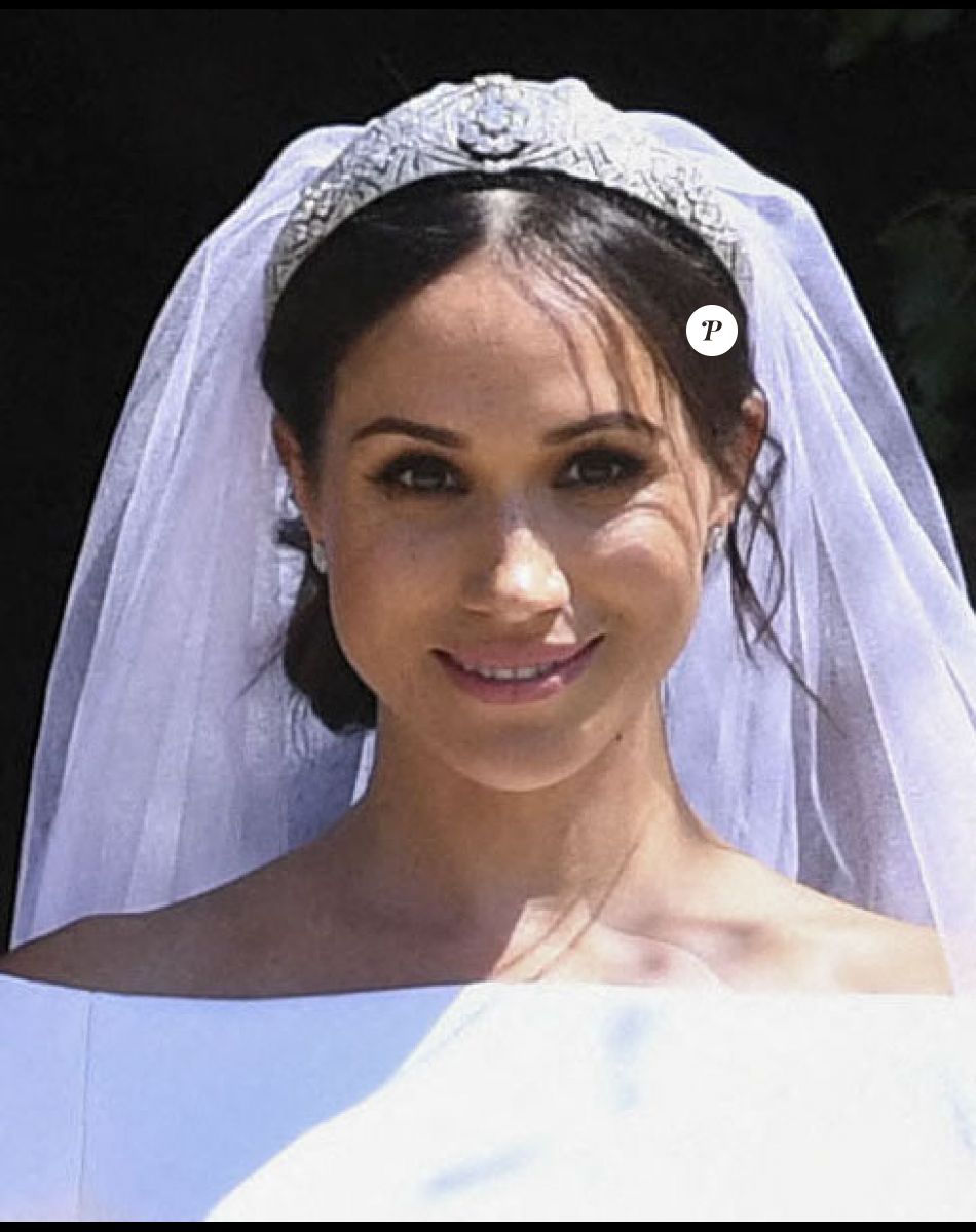 Meghan Markle, duchesse de Sussex, à la sortie de chapelle St. George au château de Windsor - Sortie après la cérémonie de mariage du prince Harry et de Meghan Markle en la chapelle Saint-George au château de Windsor, Royaume Uni, le 19 mai 2018.