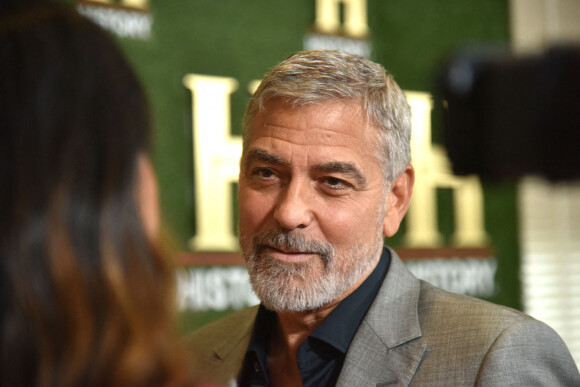 George Clooney au photocall de la soirée "HISTORYTalks 2022: Your Place in History" dans le DAR Constitution Hall de la Maison Blanche à Washington DC, le 24 septembre 2022. 