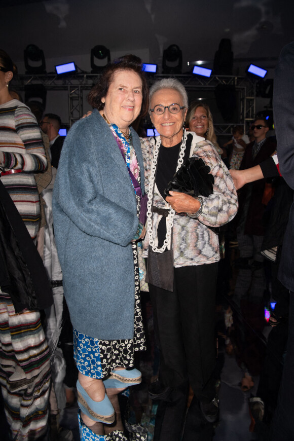 Suzy Menkes, Rosita Missoni au défilé Missoni "Collection Prêt-à-Porter Printemps/Eté 2023" lors de la Fashion Week de Milan (MLFW), le 25 septembre 2022. 