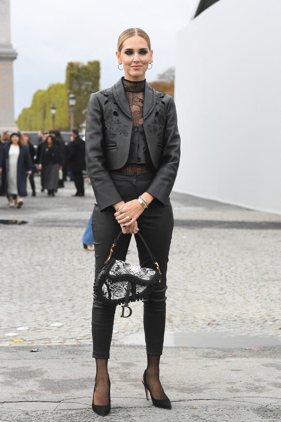 Chiara Ferragni - Célébrités au défilé Dior Collection Femme Prêt-à-porter Printemps/Eté 2023 lors de la Fashion Week de Paris, France, le 27 septembre 2022. © Giancarlo Gorassini/Bestimage 