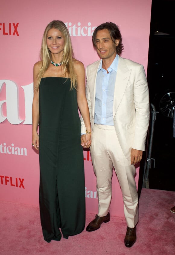 Gwyneth Paltrow et son mari Brad Falchuk à la première de la série Netflix "The Politician" au DGA Theatre à New York, le 26 septembre 2019.