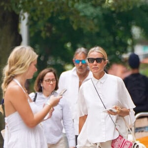 Gwyneth Paltrow et sa fille Apple se rendent à la boutique Goop de Gwyneth à New York le 9 août 2022. 