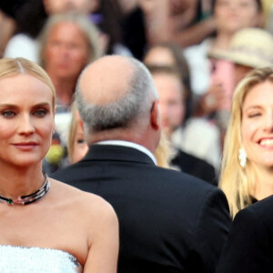 Norman Reedus, sa compagne Diane Kruger, Guillaume Canet - Montée des marches pour la cérémonie de clôture du 75ème Festival International du Film de Cannes. Le 28 mai 2022 © Dominique Jacovides / Bestimage 