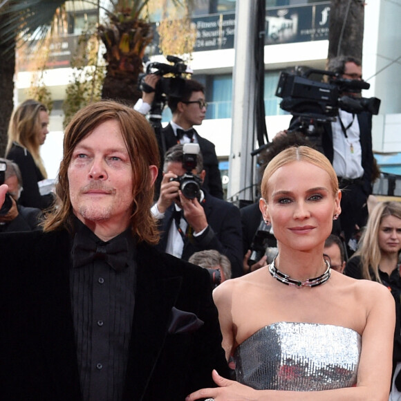 Norman Reedus et sa compagne Diane Kruger - Montée des marches pour la cérémonie de clôture du 75ème Festival International du Film de Cannes. Le 28 mai 2022 © Giancarlo Gorassini / Bestimage 