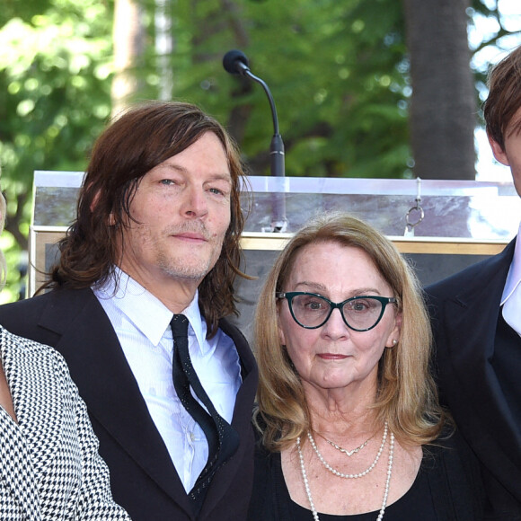 Norman Reedus, Mingus Reedus, Marianne Reedus et Diane Kruger au Walk of Fame d'Hollywood pour le dévoilement de l'étoile de la star de The Walking Dead le 27 septembre 2022. Photo by OConnor/AFF/ABACAPRESS.COM