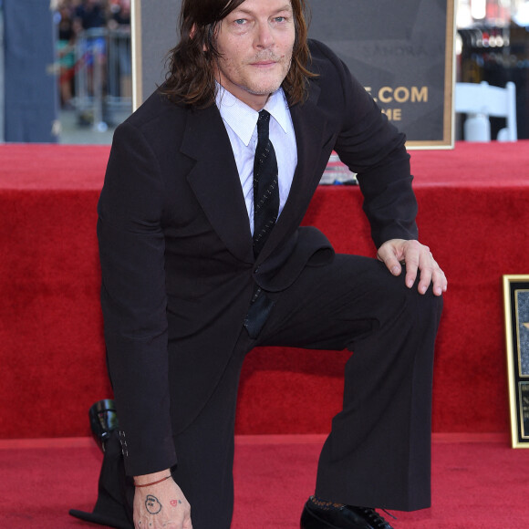 Norman Reedus au Walk of Fame d'Hollywood pour le dévoilement de l'étoile de la star de The Walking Dead le 27 septembre 2022. Photo by OConnor/AFF/ABACAPRESS.COM