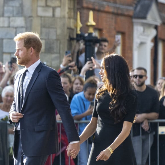 Le prince de Galles William, la princesse de Galles Kate Catherine Middleton, le prince Harry, duc de Sussex, Meghan Markle, duchesse de Sussex