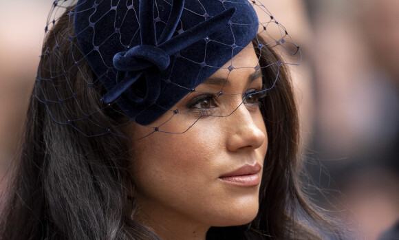 Meghan Markle, duchesse de Sussex, assiste au 'Remembrance Day', une cérémonie d'hommage à tous ceux qui sont battus pour la Grande-Bretagne, à Westminster Abbey, le 7 novembre 2019. 