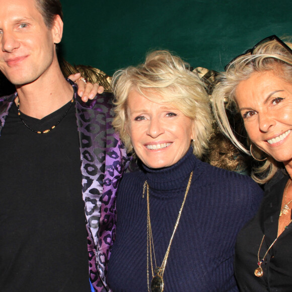 Exclusif - Caroline Renou et son mari François-Xavier Renou, Sophie Davant, Caroline Margeridon - Caroline Margeridon fête son 56ème anniversaire au restaurant "Manko" à Paris. © Philippe Baldini/Bestimage