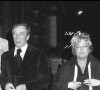 Simone Signoret et Yves Montand en 1976 à Paris