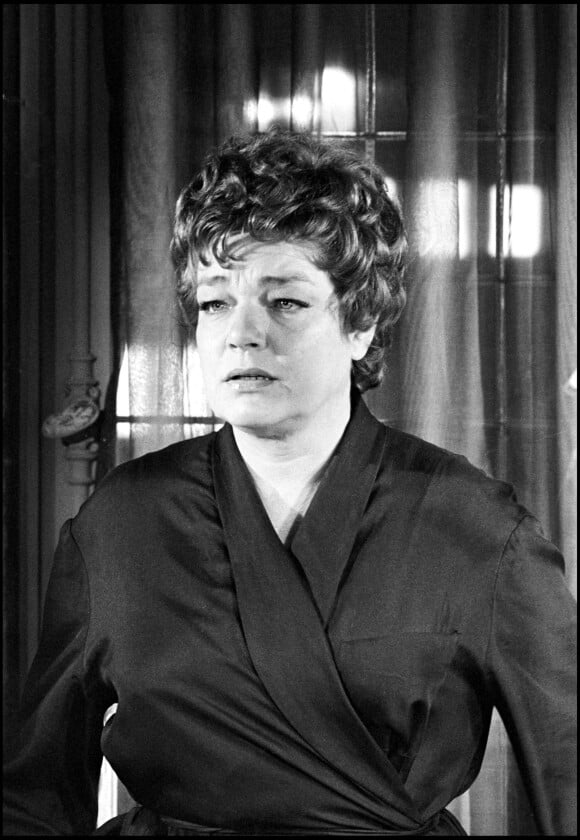 Simone Signoret sur le tournage du Jour et l'heure de René Clément en 1963