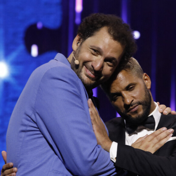 Eric Antoine, Ricky Whittle - Cérémonie de clotûre du 61ème Festival de Télévision de Monte Carlo le 21 juin 2022. © Denis Guignebourg/Bestimage.