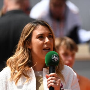 Marion Bartoli en tribune (Jour 8) lors des Internationaux de France de Tennis de Roland Garros 2022 à Paris, France, le 29 mai 2022. © Chryslene Caillaud/Panoramic/Bestimage 