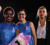 Exclusif - Claudia Tagbo - Défilé des 30 ans de l'Association "Ruban rose" à l'occasion d'octobre rose 2022 la campagne du mois de sensibilisation au cancer du sein en marge de la Fashion Week De Paris (PFW), au Trocadéro à Paris, France, le 1 octobre 2022.