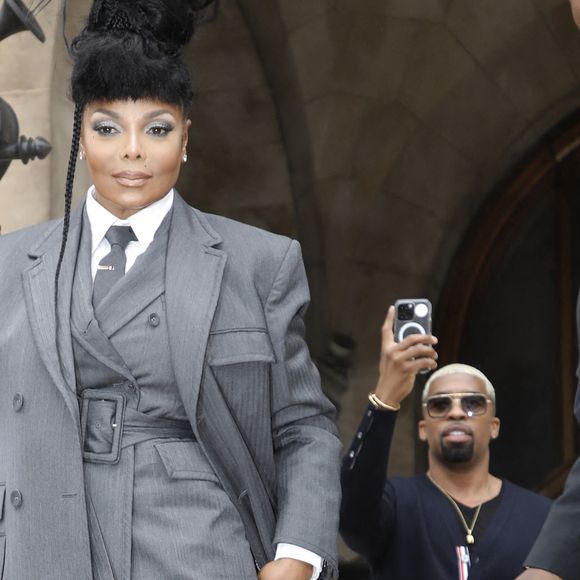 Janet Jackson - Arrivées au défilé Thom Browne Collection Femme Prêt-à-porter Printemps/Eté 2023 lors de la Fashion Week de Paris (PFW), France, le 3 octobre 2022. © Denis Guignebourg/Bestimage