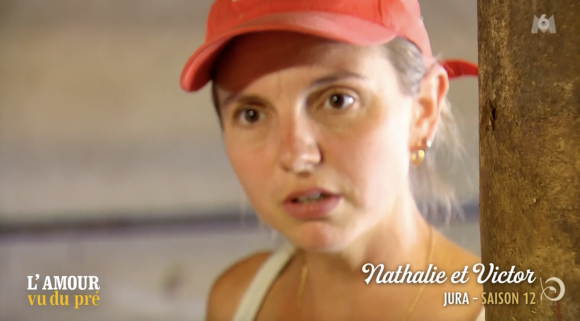 Nathalie, agricultrice de "L'amour est dans le pré", enceinte de son deuxième enfant.