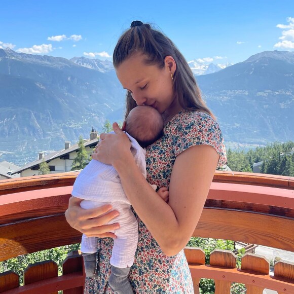 Ilona Smet et son fils sur Instagram. Le 24 juillet 2022.