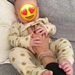 Ilona Smet et son bébé sur Instagram.