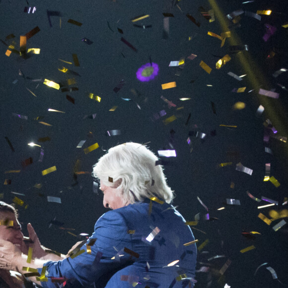 Exclusif - Patrick Sebastien et sa fille Lily - Surprises Enregistrement de l'émission "La Chanson secrète 6" à la Scène musicale à Paris, qui sera diffusée le 12 décembre sur TF1. Le 8 septembre 2020 © Gaffiot-Moreau / Bestimage