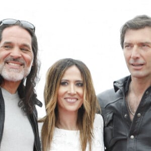 Eric Le Roux, Fabienne Carat, Franck Semonin, Laura Fontaine - Photocall de la série "Section de Recherches" lors de la 5ème édition du Festival International Canneseries à Cannes. Le 6 avril 2022 © Denis Guignebourg / Bestimage