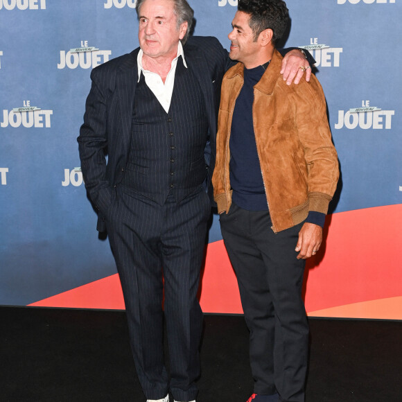 Daniel Auteuil et Jamel Debbouze - Avant-première du film "Le Nouveau Jouet" au Grand Rex à Paris le 9 octobre 2022. © Coadic Guirec/Bestimage