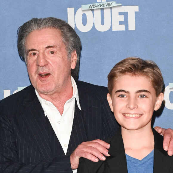 Daniel Auteuil et Simon Faliu - Avant-première du film "Le Nouveau Jouet" au Grand Rex à Paris le 9 octobre 2022. © Coadic Guirec/Bestimage