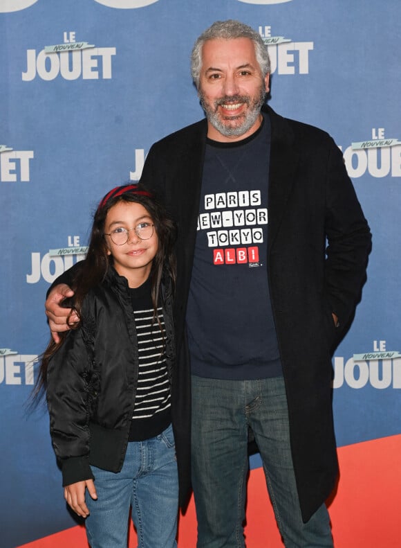 Atmen Kelif avec sa fille Lina - Avant-première du film "Le Nouveau Jouet" au Grand Rex à Paris le 9 octobre 2022. © Coadic Guirec/Bestimage