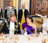 Le roi Willem Alexander des Pays-Bas, la princesse Victoria de Suède - Banquet d'état au palais royal de Stockholm en l'honneur de la famille royale des Pays-Bas le le 11 octobre 2022. 