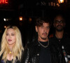 Exclusif - Madonna quitte le restaurant "Carbone" à New York le 14 septembre 2021. 