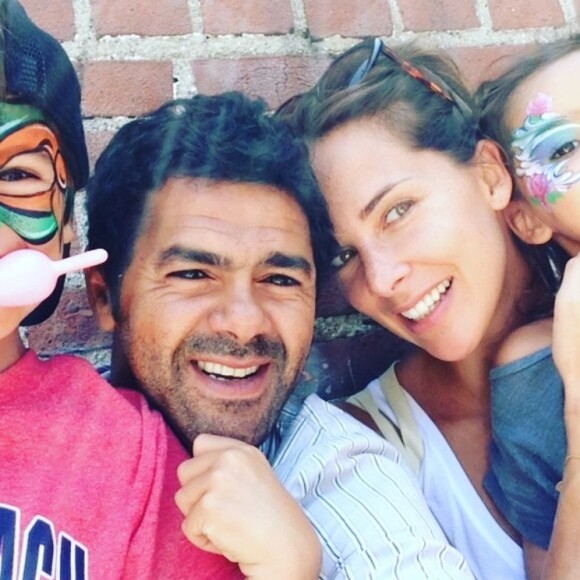 Jamel Debbouze, Mélissa Theuriau et leurs enfants, Léon et Lila.