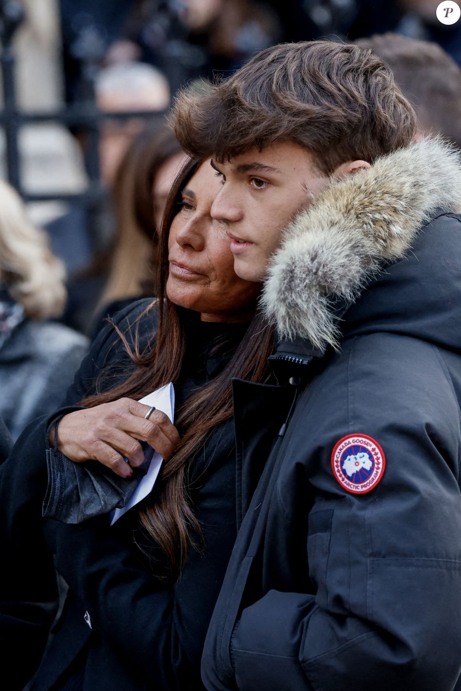 Famille Yolande Moreau Et Son Fils Nathalie Marquay et son fils Tom - La famille de Jean-Pierre Pernaut à