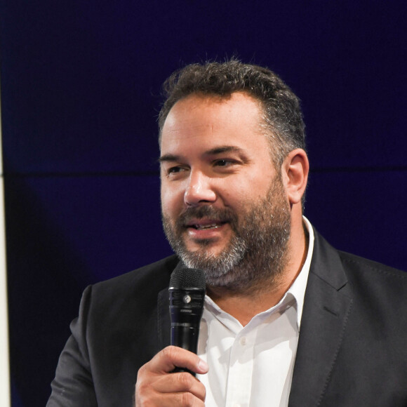 Bruce Toussaint - Conférence de presse de rentrée de BFM.TV à Paris le 5 septembre 2019. © Guirec Coadic / Bestimage.