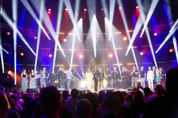 Exclusif - Laurie Cholewa, Natasha St-Pier - 10e édition du concert "Leurs voix pour l'espoir" à l'Olympia de Paris. Le 17 octobre 2022. © Pierre Perusseau / M. Ausset-Lacroix / Bestimage