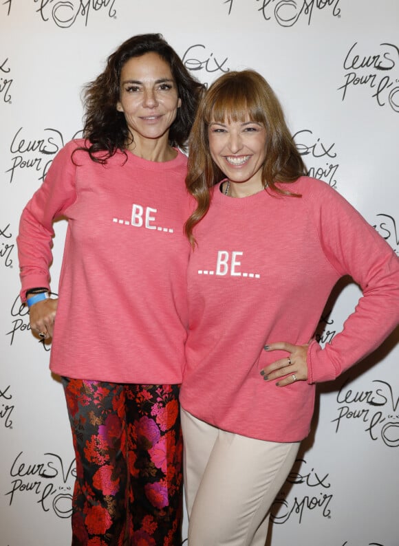 Exclusif - Sandra Sisley, Natasha St-Pier - 10e édition du concert "Leurs voix pour l'espoir" à l'Olympia de Paris. Le 17 octobre 2022. © Pierre Perusseau / M. Ausset-Lacroix / Bestimage