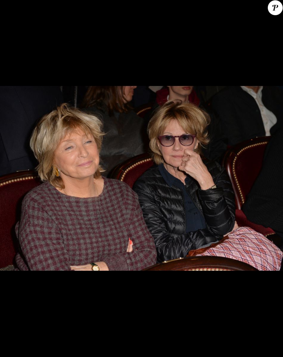 Danièle Thompson, Miou-Miou - Front row du défilé de mode Haute-Couture printemps-été 2020 "Jean-Paul Gaultier" au théâtre du Châtelet à Paris le 22 janvier 2020. © Christophe Clovis - Veeren Ramsamy / Bestimage