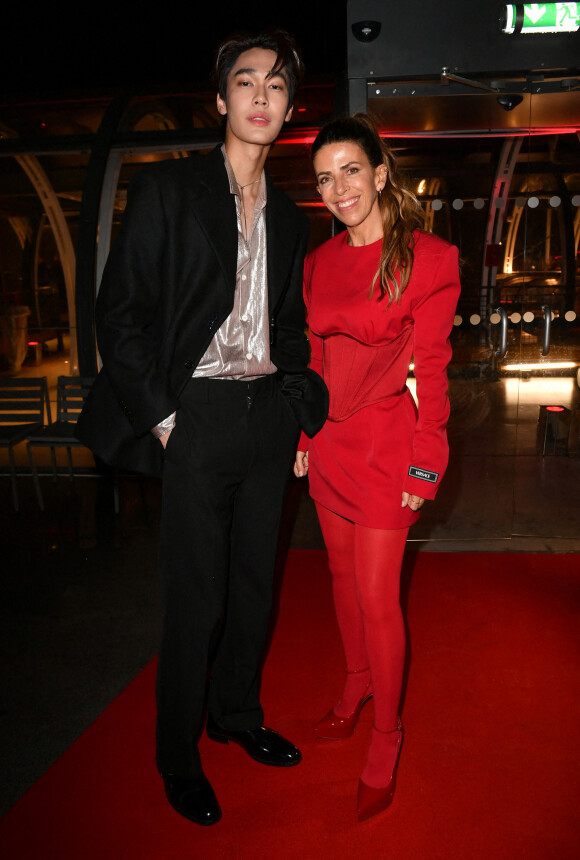 Dew Sutivanisak et Rosa Carrico à la soirée Kérastase au Centre Pompidou à Paris le 20 octobre 2022 © Veeren / Bestimage 