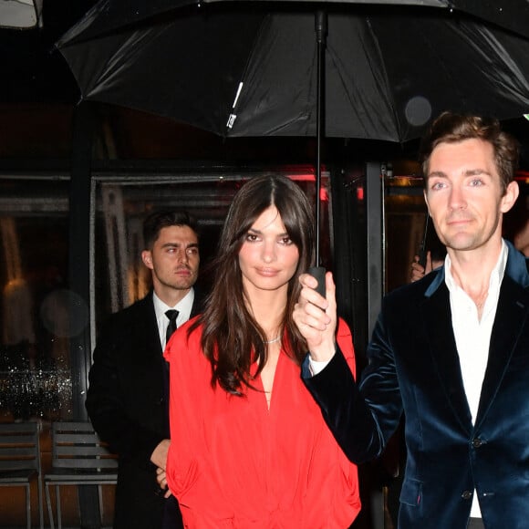 Emily Ratajkowski à la soirée Kérastase au Centre Pompidou à Paris le 20 octobre 2022 © Veeren / Bestimage 