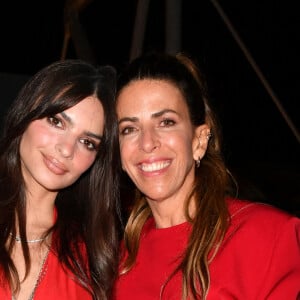 Emily Ratajkowski et Rosa Carrico à la soirée Kérastase au Centre Pompidou à Paris le 20 octobre 2022 © Veeren / Bestimage 