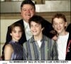 Le regretté Robbie Coltrane avec Emma Watson, Daniel Radcliffe et Rupert Grint, les héros de Harry Potter.