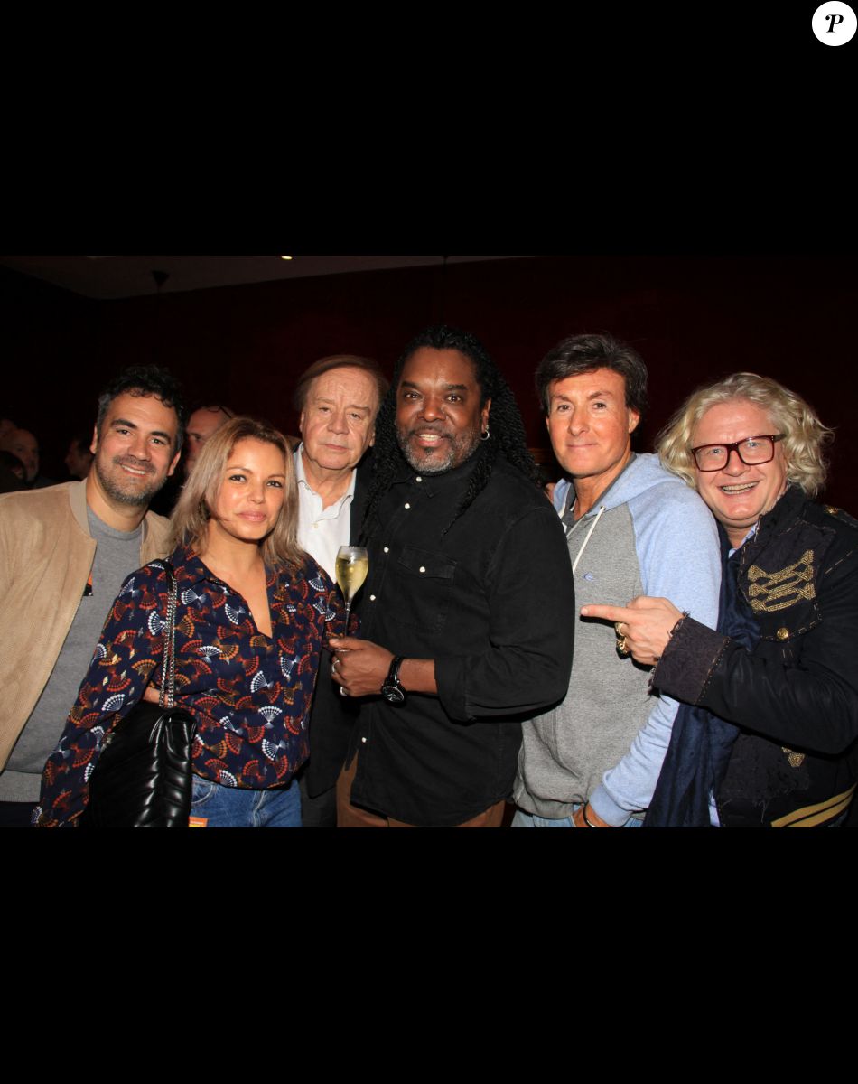 Exclusif - Alex Goude, Séverine Ferrer, Daniel Lauclair, Anthony Kavanagh, Philippe Hersen et Pierre-Jean Chalençon - Personnalités au spectacle de A.Kavanagh "Happy" au Casino de Paris, après 5 ans d'absence. Le 21 octobre 2022 © Baldini / Bestimage