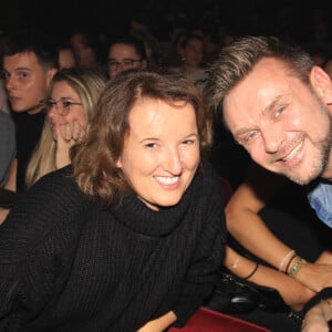 Exclusif - Anne Roumanoff et Jeanfi Janssens - Personnalités au spectacle de A.Kavanagh "Happy" au Casino de Paris, après 5 ans d'absence. Le 21 octobre 2022 © Baldini / Bestimage 