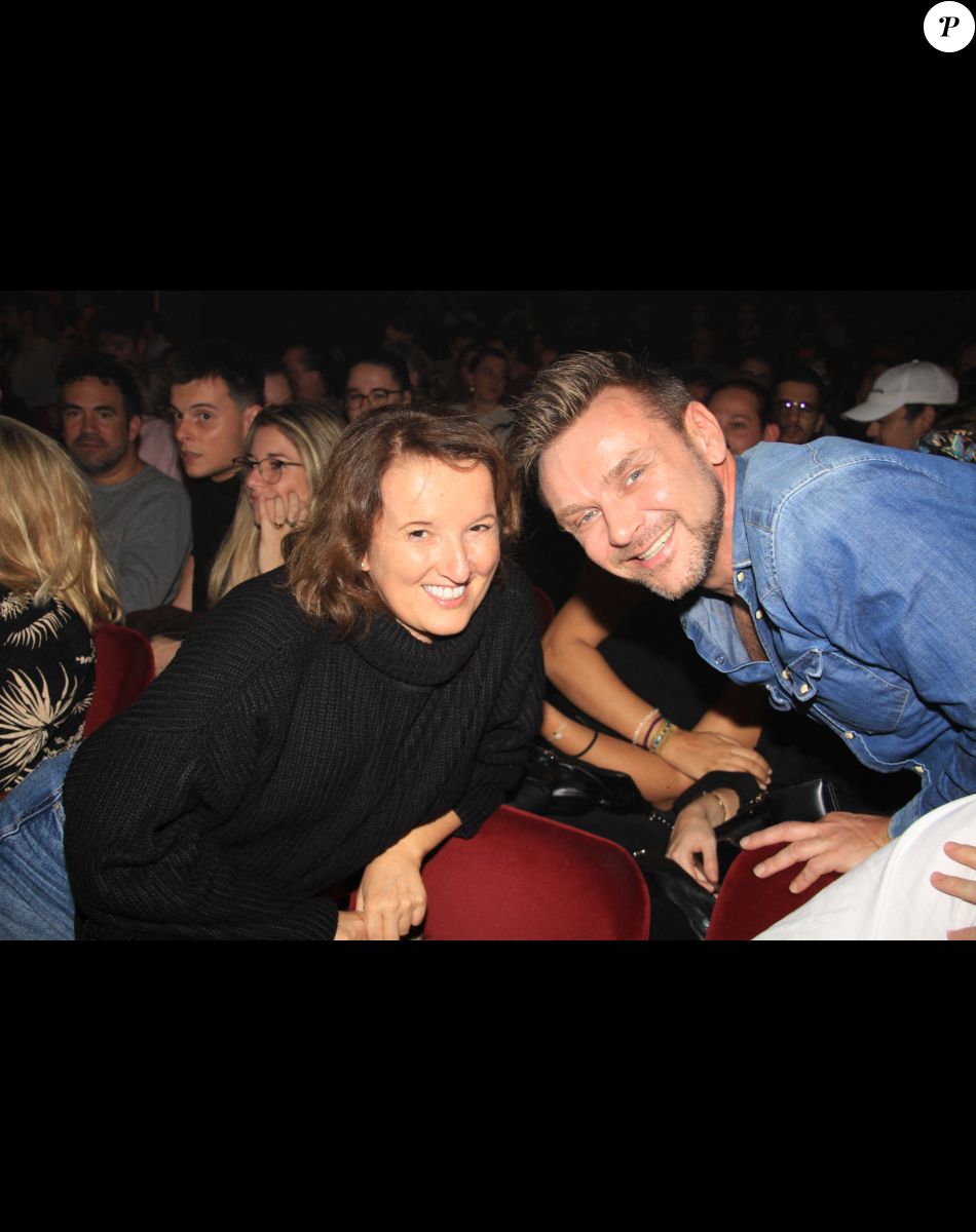 Exclusif - Anne Roumanoff et Jeanfi Janssens - Personnalités au spectacle de A.Kavanagh "Happy" au Casino de Paris, après 5 ans d'absence. Le 21 octobre 2022 © Baldini / Bestimage
