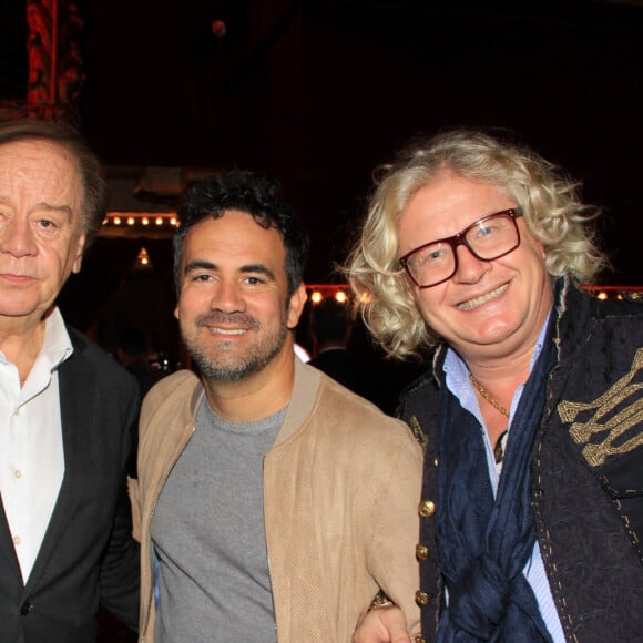 Exclusif - Daniel Lauclair, Alex Goude, Pierre-Jean Chalençon - Personnalités au spectacle de A.Kavanagh "Happy" au Casino de Paris, après 5 ans d'absence. Le 21 octobre 2022 © Baldini / Bestimage 