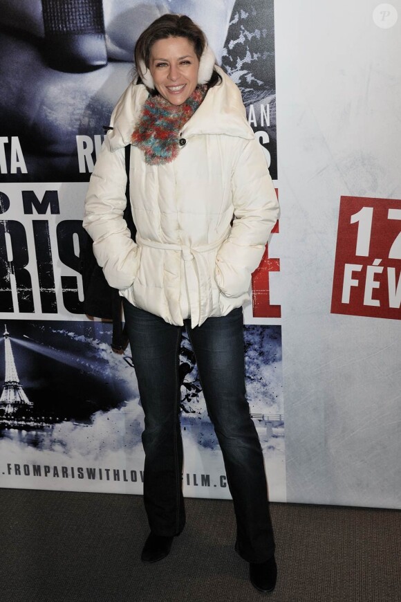 Corinne Touzet à l'occasion de l'avant-première de From Paris with Love, à l'UGC Normandie sur les Champs-Elysées, à Paris, le 11 février 2010.