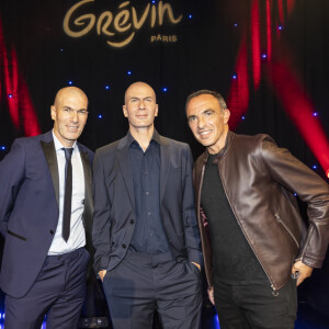 Zinedine Zidane présente sa nouvelle statue de cire au musée Grévin.