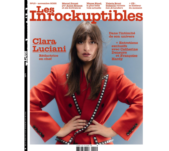 Couverture du magazine "Les Inrockuptibles" du 26 octobre 2022