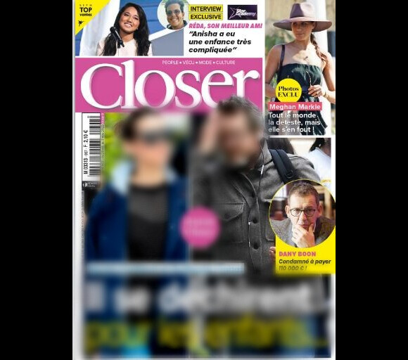 Couverture du magazine "Closer" du 28 octobre 2022