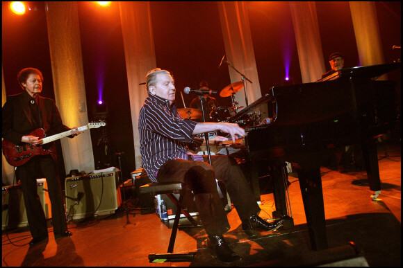 Jerry Lee Lewis lors d'un concert à Stockholm, en Suède, en mars 2007.